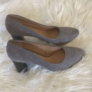 Franco Sarto high heels faux suede grey women’s shoes sz 9